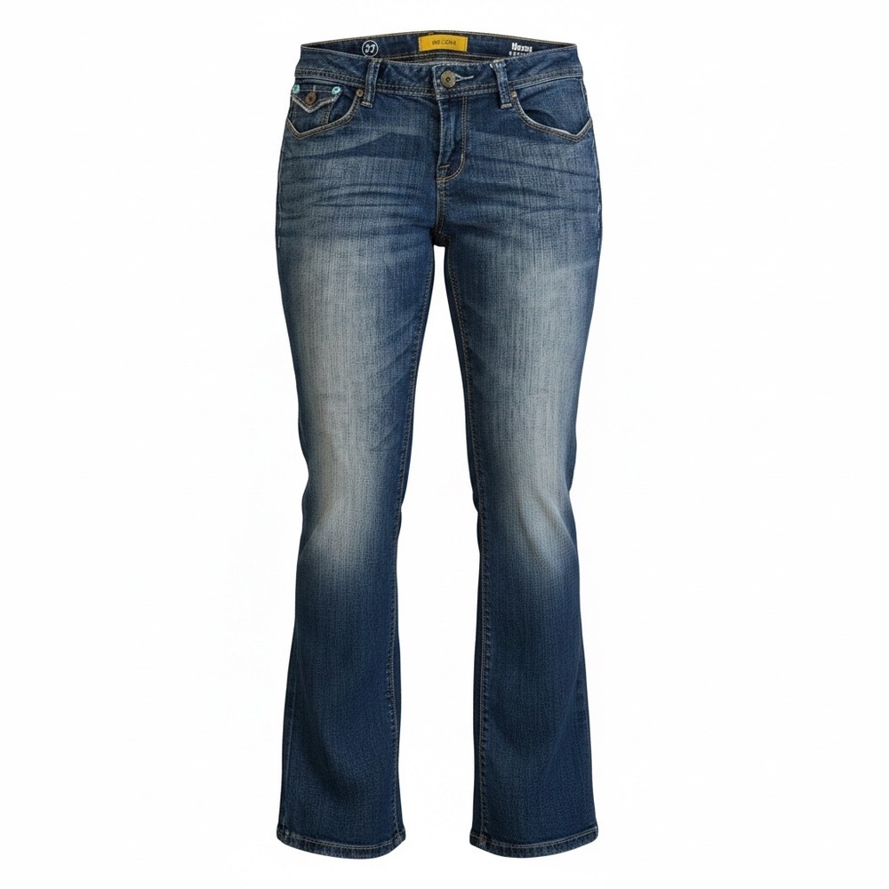 MEK Denim Naxos Bootcut Jeans Women’s 27 Blue Low Rise Y2K Flare